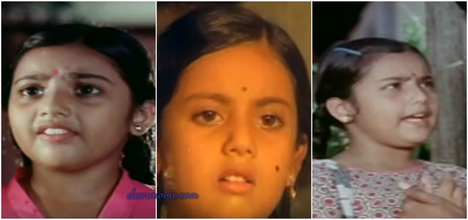 Actress Meena Childhood Images