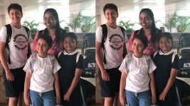 Maheshbabu Daughter Sitara Ghattamaneni Family Images